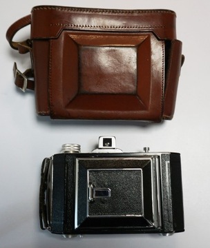 Aparat Rheinmetall VEB Weltax + Meyer Optik Trioplan rzadkość. + futerał