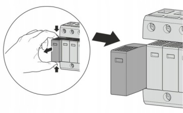 ОГРАНИЧИТЕЛЬ ПЕРЕнапряжения 3-ФАЗНЫЙ B+C T1 T2 4P
