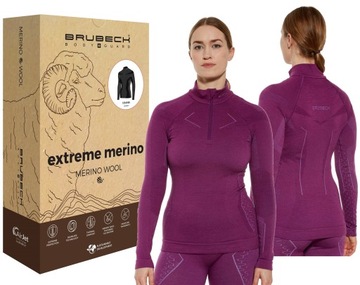 NARCIARSKA TERMICZNA KOSZULKA MERINO BRUBECK -XL
