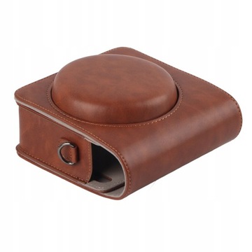 Чехол из искусственной кожи для FujiFilm Instax SQ6, коричневый