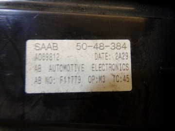 PANEL VENTILACE KLIMATIZACE SAAB 9-5 95 50-48-384