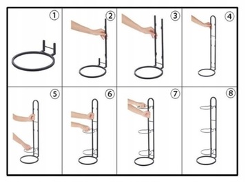 Металлическая футбольная подставка, полка для