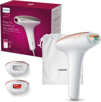 PHILIPS SC1999 LUMEA ADVANCED DEPILATOR LASEROWY IPL + 3 KOŃCOWKI + ETUI