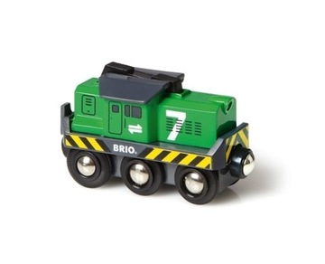 BRIO WORLD LOKOMOTYWA TOWAROWA NA BATERIE