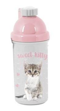 Bidon na wodę dla dzieci kotek BPA FREE 500 ml