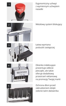 EXPERT LINE 3360 ДВУХЦВЕТНАЯ ШТАМПА ДАТЫ