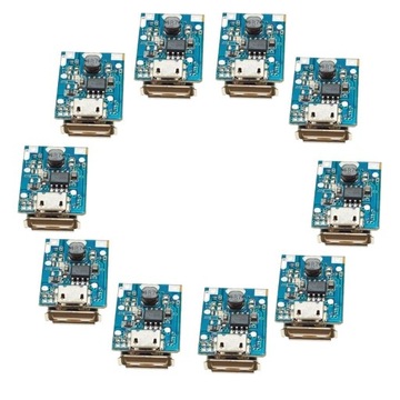 10 . Зарядная плата Micro USB 1A с модулем