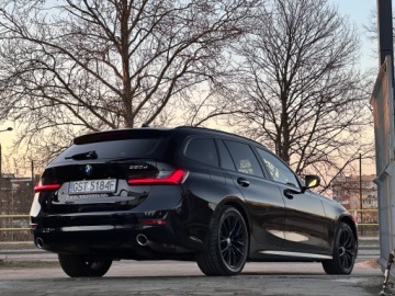 BMW Seria 3 G20-G21 Touring 2.0 320d 190KM 2021 BMW 3er G21 190 KM Automat SportLine Shadow Line / Virtual / BEZWYPADKOWY, zdjęcie 4