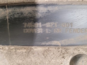 PODBĚH LEVÉ ZADNÍ HONDA CR-Z 74591-SZT-G01