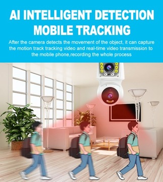 Интеллектуальный голосовой домофон 4MP E27 с замкнутым контуром управления PTZ