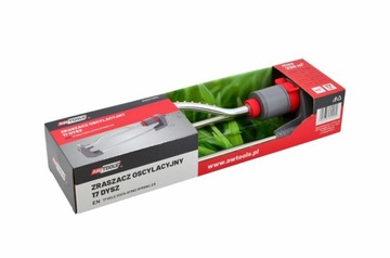 AWTOOLS КОЛЕБАТЕЛЬНЫЙ МЕТАЛЛИЧЕСКИЙ СПРИНКЕР С ЛАТУННЫМИ НАСАДКАМИ