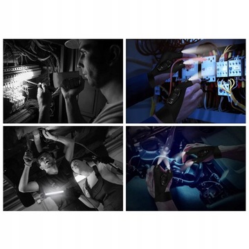 Светодиодный фонарик Рыболовные перчатки 2 шт + USB