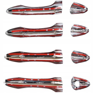 НАКЛАДКИ НА РУЧКИ HYUNDAI IX35 10-15 ХРОМ