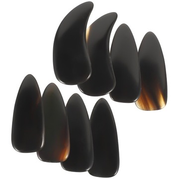 8 ШТ. Рог ДЛЯ ВЗРОСЛЫХ ПРАКТИКИ ИСКУССТВЕННЫХ НОГТЕЙ GUZHENG NAIL