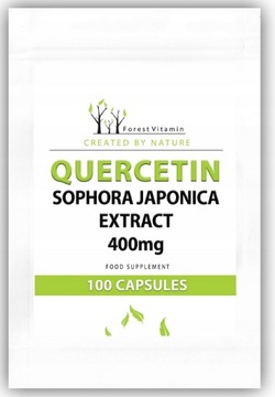 KWERCETYNA NATURALNY EKSTRAKT 400 mg SKÓRA STANY ZAPALNE SERCE CHOLESTEROL