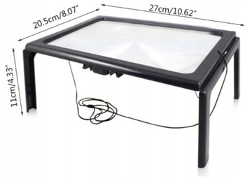 ЧТЕНИЕ А4 УВЕЛИЧЕНИЕ ЭКРАНА НА БАТАРЕЯХ СВЕТОДИОДНАЯ ПОДСВЕТКА НОЖКИ