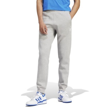 Spodnie dresowe męskie adidas Trefoil Essentials bawełniane szare L