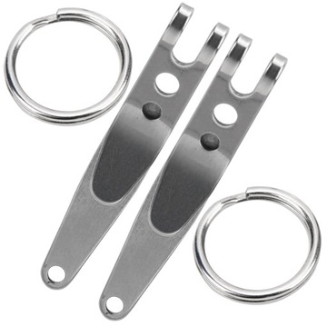 2 КАРМАННЫХ КЛЮЧНИКА С КОЛЬЦОМ ДЛЯ КЛЮЧЕЙ