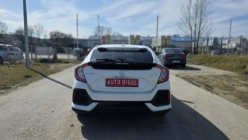 Honda Civic X Hatchback 5d 1.0 VTEC TURBO 126KM 2019 Honda Civic biala perla 1,0 i-vtec ledy duza navi, zdjęcie 5