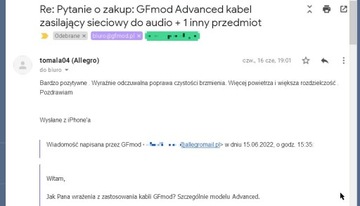 Сетевой аудиокабель GFmod Advanced