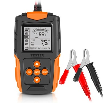 TESTER DO BATERII AKUMULATORÓW 12V/24V LCD