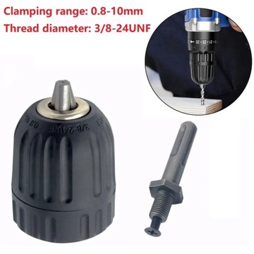 0.8-10mm Mini HSS uchwyt wiertarski bez klucza На Гайковерт Torq SDS adapte