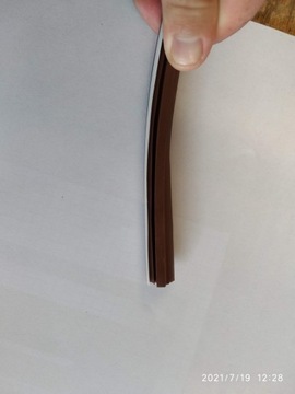 uszczelka do drzwi wewnętrznych bezfelcowych brąz