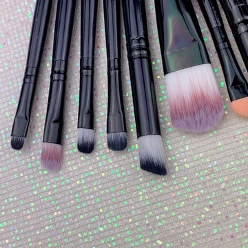 НАБОР КИСТЕЙ ДЛЯ МАКИЯЖА 20ШТ ЧЕРНЫЙ ПРОФЕССИОНАЛЬНЫЙ