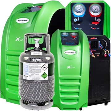 STACJA KLIMATYZACJI VIAKEN X520 BUTLA GAZ R134A UV