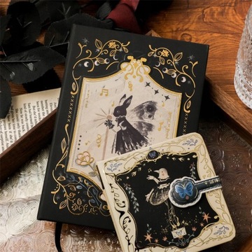 Gothic Notatka Magnetyczna klamra Book Retro Art High