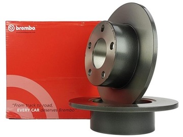 ЗАДНИЕ ДИСКИ + КОЛОДКИ BREMBO AUDI A6 C5 245MM