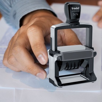 ШТАМП ДАТА ШТАМП TRODAT 5474 ЦИФРА ДАТА ГОД МЕСЯЦ ДЕНЬ ЧЕРНЫЙ ISO