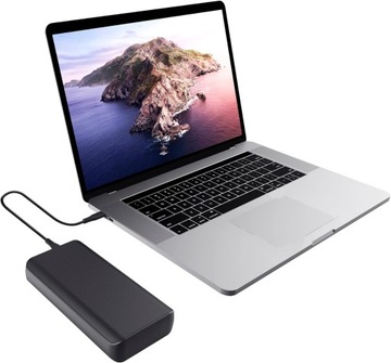 Портативное зарядное устройство PowerBank 20000 мАч для ноутбука, смартфона, USB/USB-C