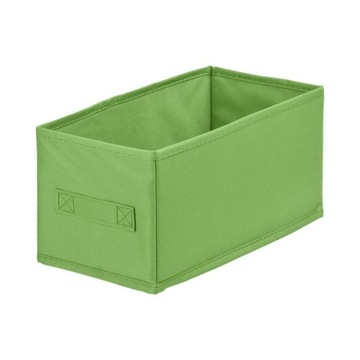 PUDEŁKO tekstylne z materiału organizer ZIELONY S