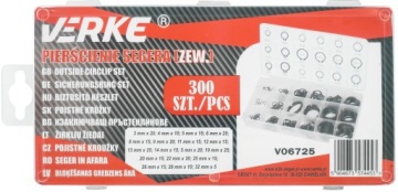 VERKE V06725 ВНЕШНИЕ РЕГУЛИРОВОЧНЫЕ КОЛЬЦА НАБОР КОЛЬЦЕВ 300 шт.