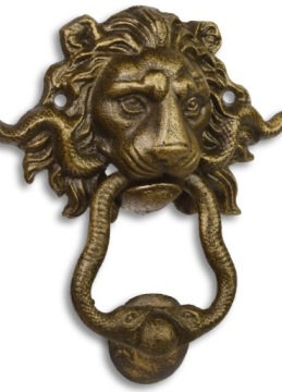 Стильный дверной молоток Lion Alarm Bell KL