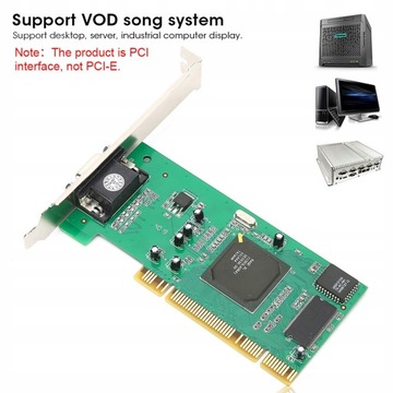 Видеокарта VGA PCI 8 МБ 32 бит Компьютер