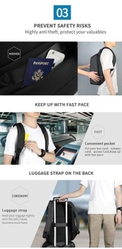 Противоугонный рюкзак T-B3351 15,6