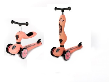 ДЕТСКИЙ САМОКАТ EMPIRE RIDE RIDE 2в1 ТЕМНО-РОЗОВЫЙ SCOOT HIGHWAYKICK