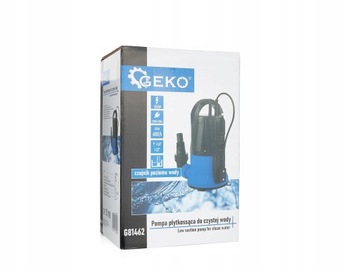 GEKO POMPA ZATAPIALNA DO CZYSTEJ WODY WYŁĄCZNIK ELEKTRODOWY 550W +PŁYWAK