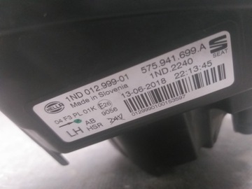 SVĚTLO MLHOVKA L SEAT OE 575941699A