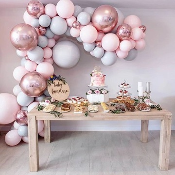 GIRLANDA BALONOWA ZESTAW 105 BALONY URODZINY ROK
