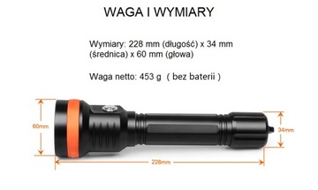 Фонарик Orca Torch D850