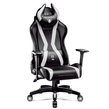 Fotel gamingowy Diablo X-Horn 2.0 Normal Size czarno-biały