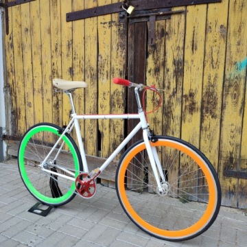 Односкоростной городской велосипед Pasja Owoców, размер 50