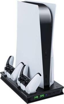 ОХЛАЖДАЮЩАЯ СТАНЦИЯ ДЛЯ ЗАРЯДКИ PS5 MCBAZEL PADS, БЕЛАЯ