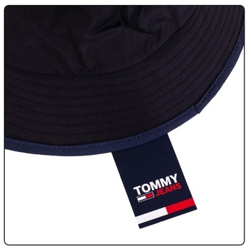 TOMMY HILFIGER KAPELUSZ MĘSKI TRAVEL BUCKET BLACK