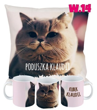 НАБОР ПОДУШКА КРУЖКА CAT PUSHEN CAT + ИМЕННОЙ ПОДАРОК ​​РАЗЛИЧНЫЕ ДИЗАЙНЫ