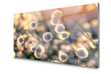 Panel szklany Płytka Kwiaty Roślina 140x70