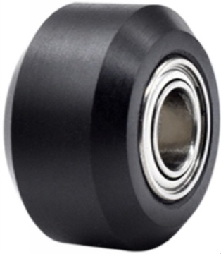 4x НАПРАВЛЯЮЩИХ РОЛИКА ДЛЯ ТЕЛЕЖКИ С V-ПАЗОМ, МАЛЕНЬКИЙ 15 мм